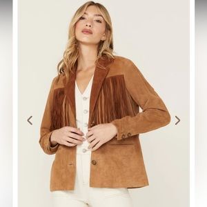 Idyllwind by Miranda Lambert Suede Fringe Jacket